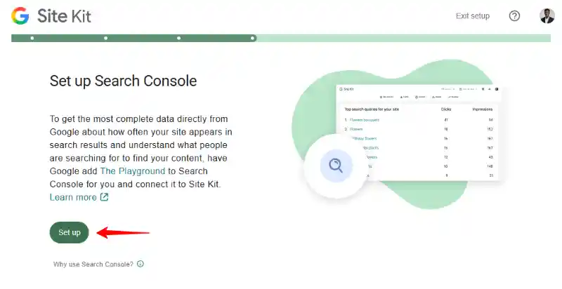 Google Search Console Setup in Site Kit by Google WordPress Plugin