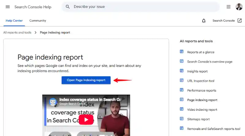 Page Indexing Report Google Search Console Help