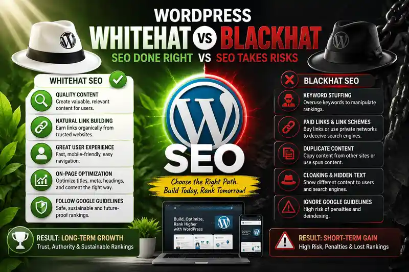 Whitehat SEO vs Blackhat SEO