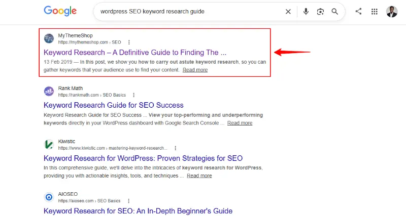 WordPress SEO Keyword Research Guide