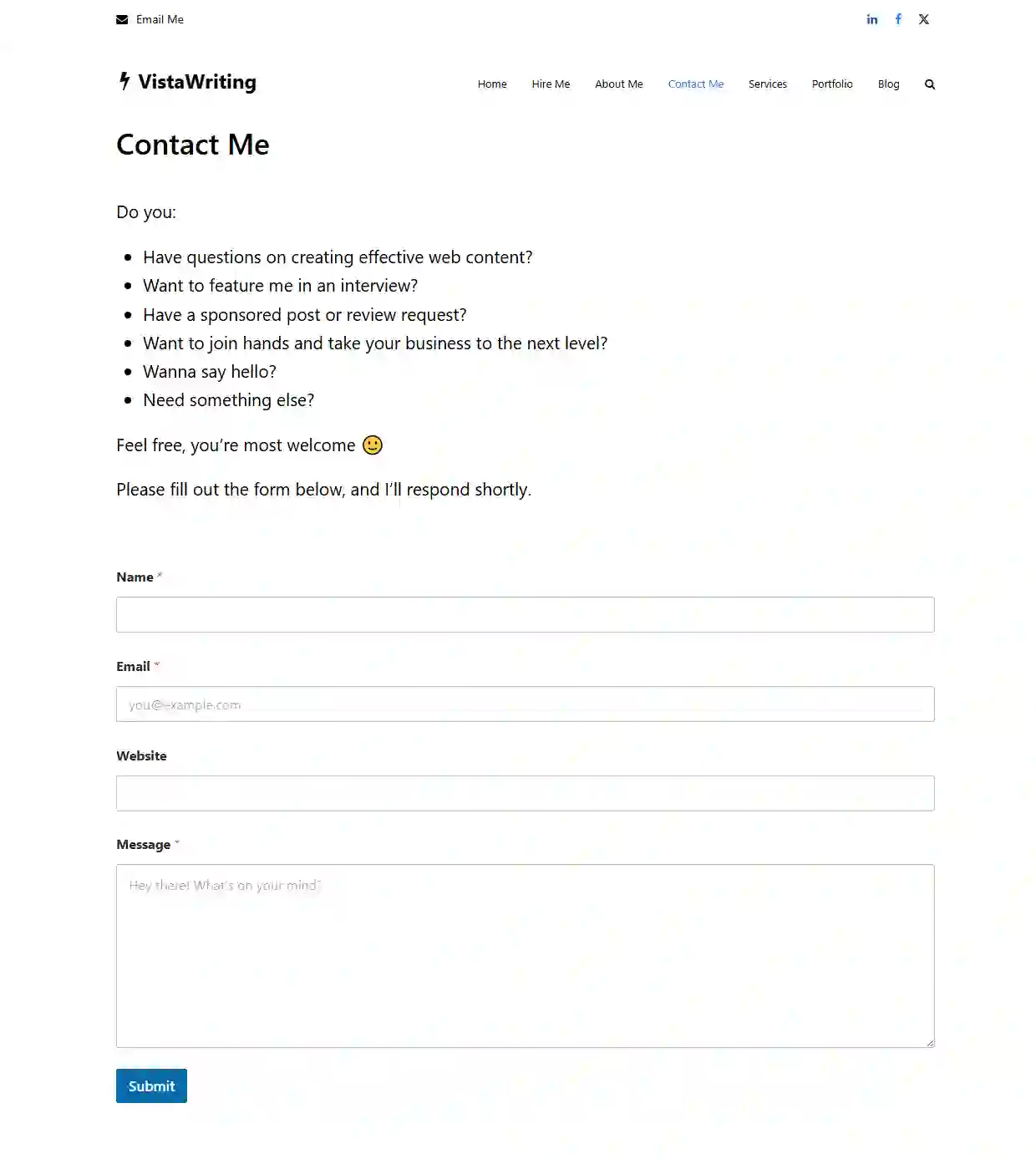 Contact Freddy Muriuki freelance write and SEO expert for WordPress, SaaS, and tech