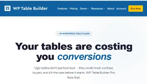 WP Table Builder is a happy client with Freddy freelance writing service