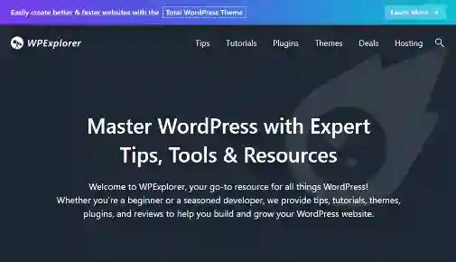 WPExplorer-WordPress-Tips-Tutorials-Resources-Themes-Plugins WPExplorer is one the best clients for Freddy Muriuki freelance blog writing service